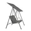 Hollywoodschaukel Mona 2-Sitzer, grau