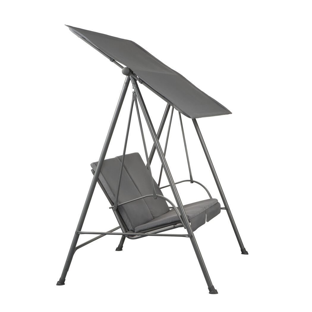 Hollywoodschaukel Mona 2-Sitzer, grau