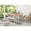 Gartenmöbel Set mit Tisch, Bank und Stühlen