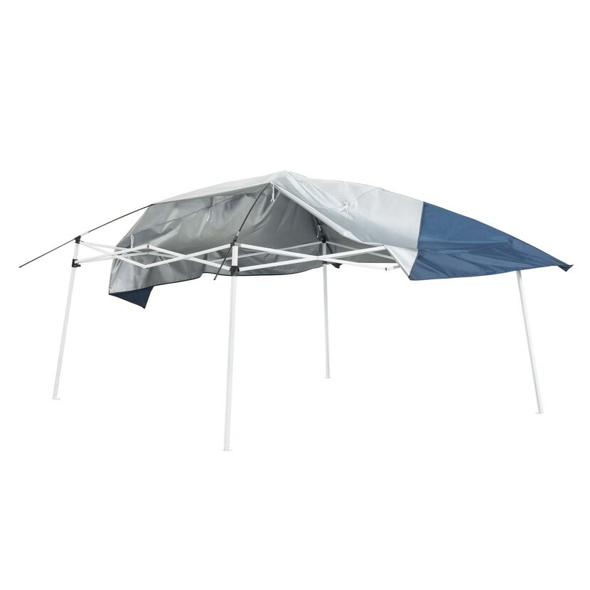 Gartenpavillon 'Tine' inkl. Tragetasche blau 300 x 250 x 300 cm