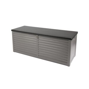 Kissenbox 'Molly M' Kunststoff grau/schwarz 144 x 57 x 54 cm 390 Liter