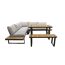 Eckloungeset Rosalie 5-tlg. mit Kissen