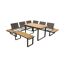 Eckloungeset Rosalie 5-tlg. mit Kissen