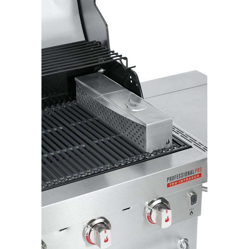 Gasgrill mit integrierter Smokerbox