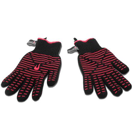 4. Bild von Grillhandschuhe aus Aramid-Mischung, schwarz/rot, Einheitsgröße