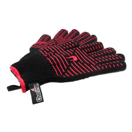 5. Bild von Grillhandschuhe aus Aramid-Mischung, schwarz/rot, Einheitsgröße