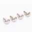 Vier silberne Gear Trax Haken