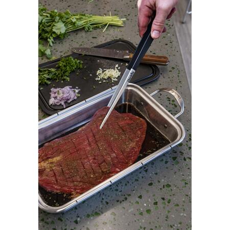 6. Bild von Grillzange Edelstahl 36,5 cm