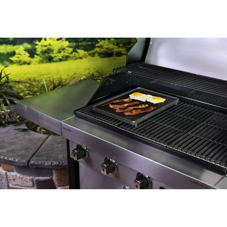 3. Bild von Grillplatte Gusseisen 37 x 25,4 x 2 cm