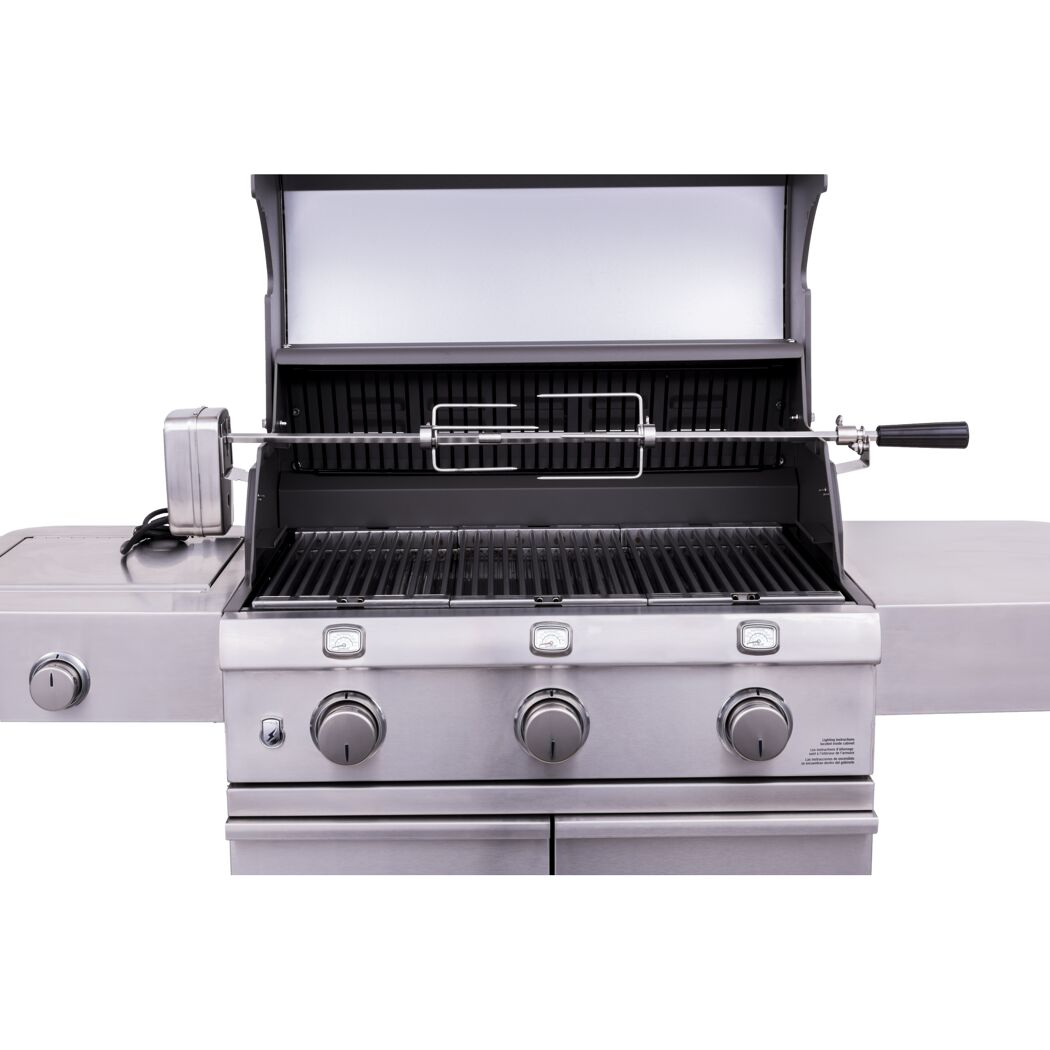 Gasgrill mit Drehspieß