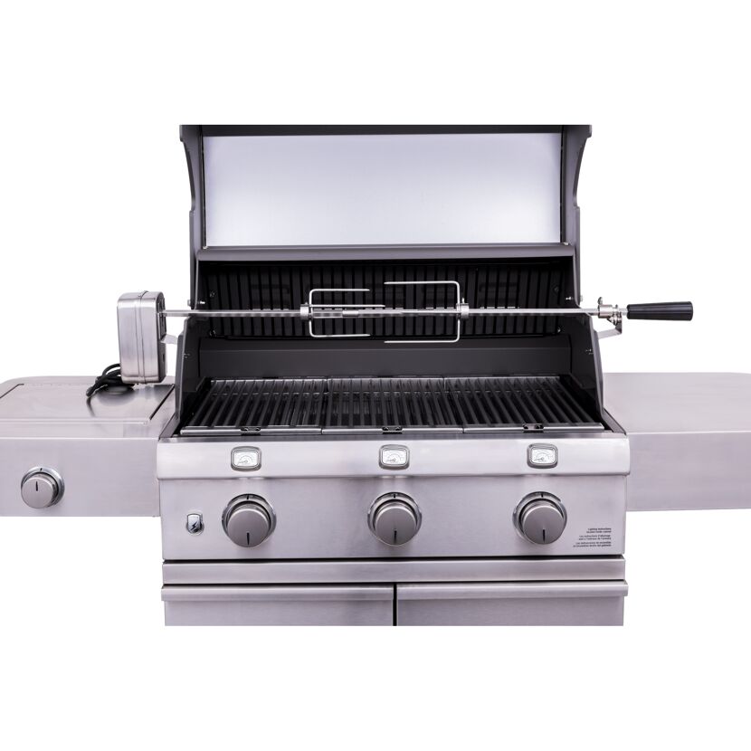 Gasgrill mit Drehspieß