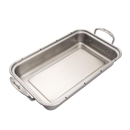 4. Bild von Grillschale mit Schneidebrett 'GRILL+®' Edelstahl/Holz, 43 x 23,5 x 9 cm