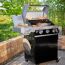 Gasgrill mit Grillgut