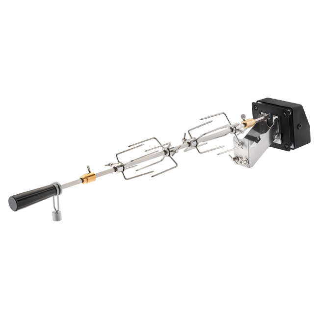 Bild von Premium-Drehspieß 'G2/G3/F60' Edelstahl, für Gasgrill