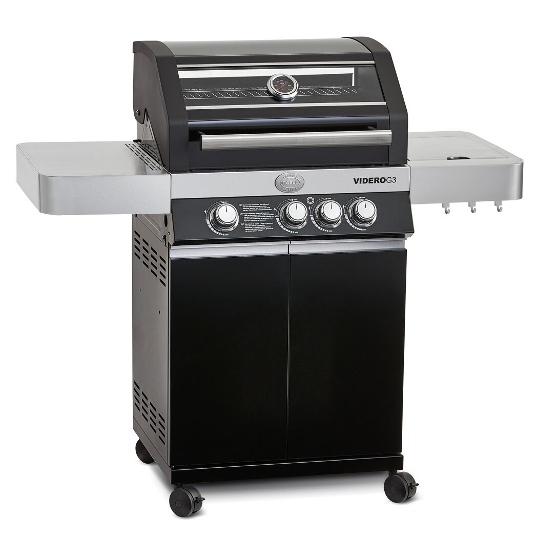Gasgrill BBQ-Station Videro G3 schwarz