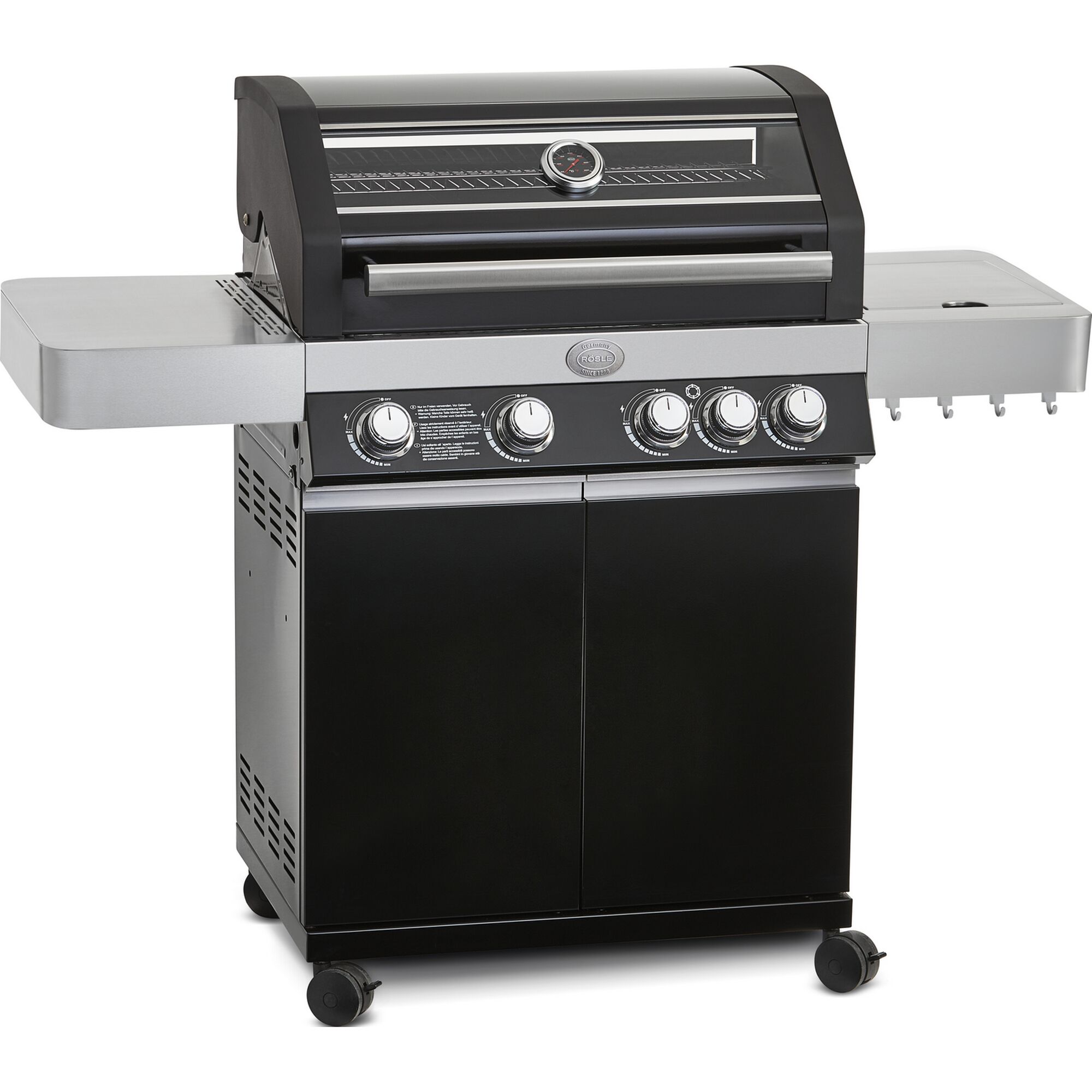 Gasgrill BBQ-Station Videro G4 schwarz