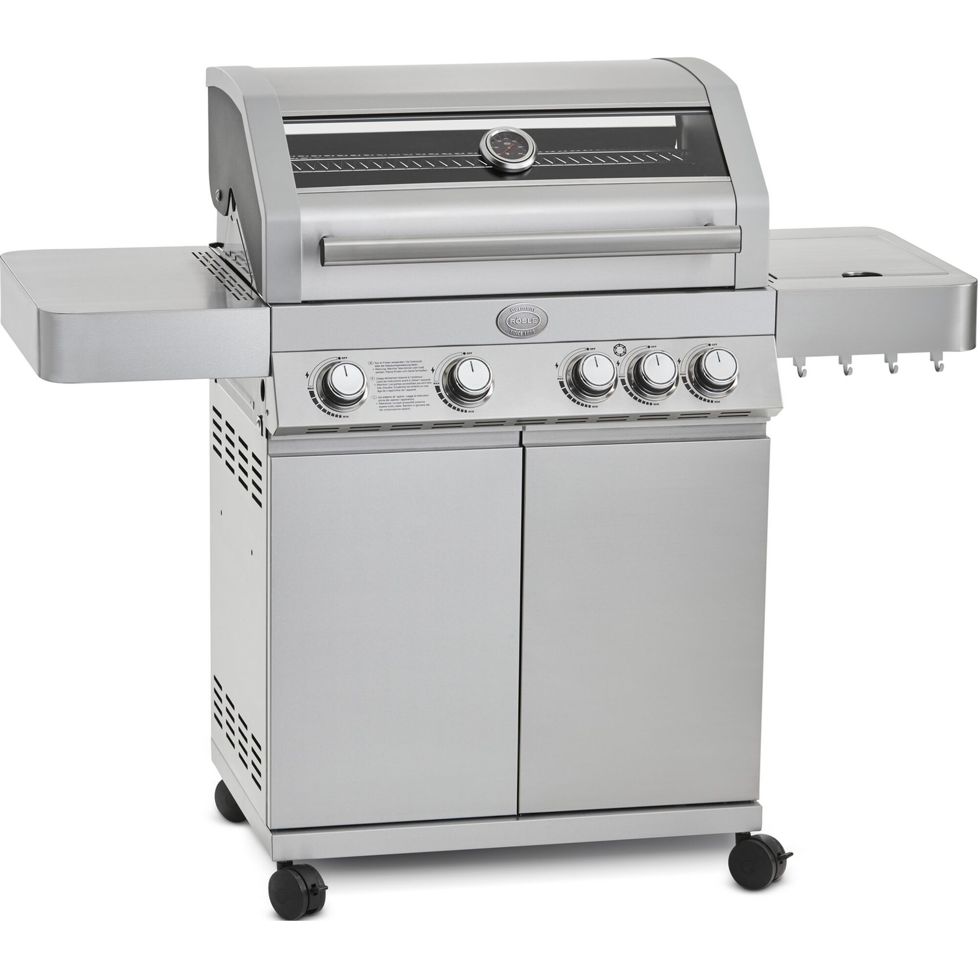 RÖSLE Gasgrill BBQ-Station Videro G4 Edelstahl