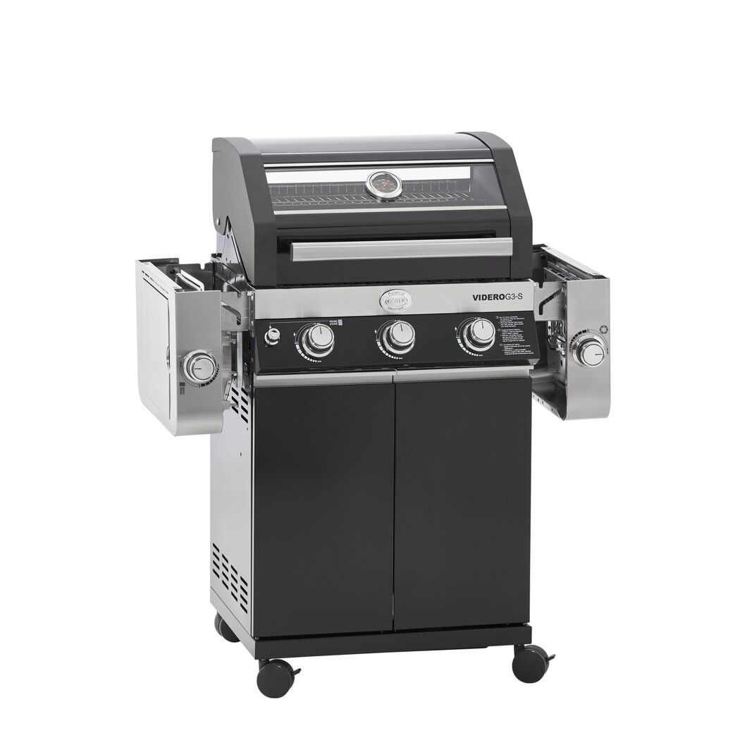 Gasgrill Videro G3-S Vario schwarz