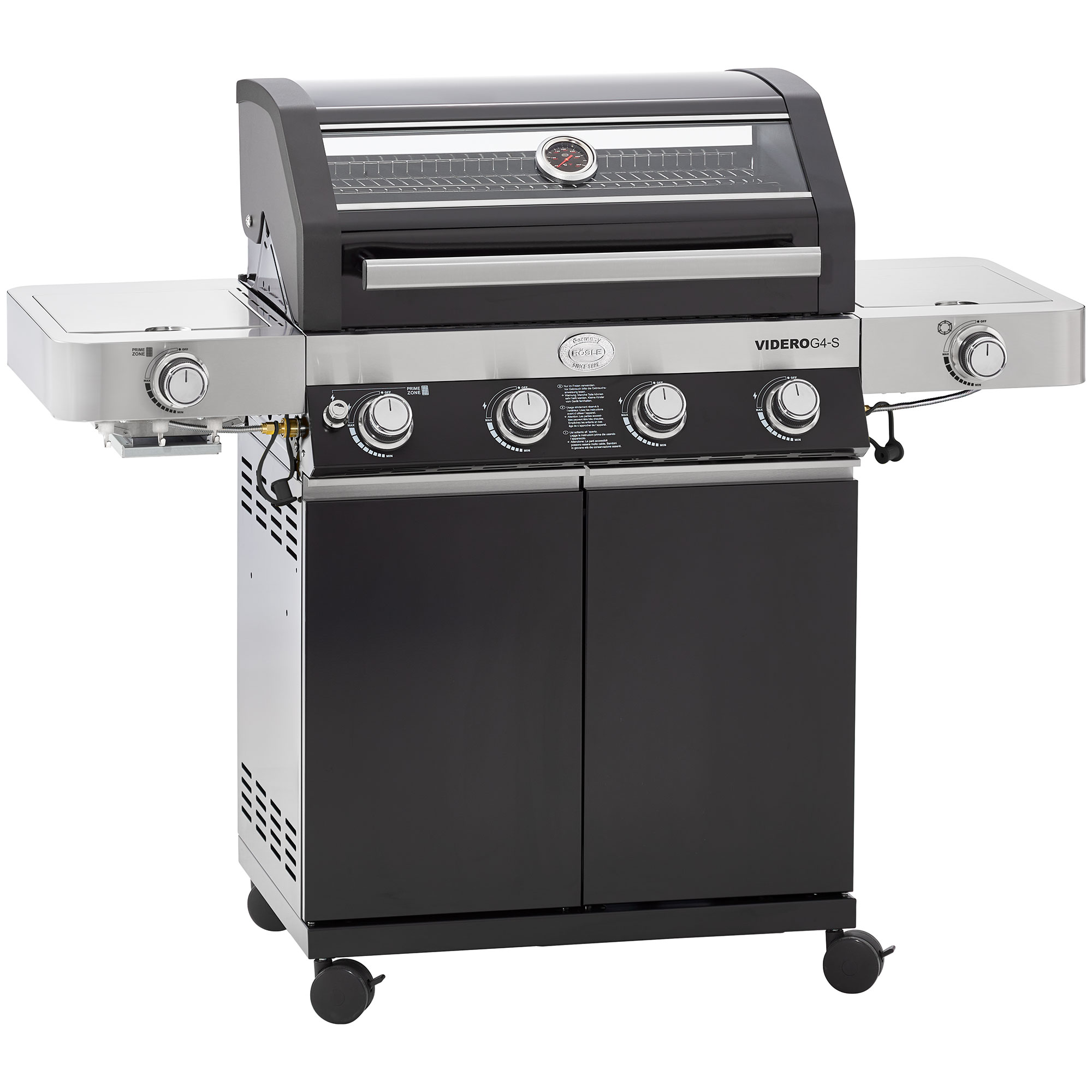 Gasgrill 'BBQ-Station Videro G4-S Vario+' schwarz + product picture