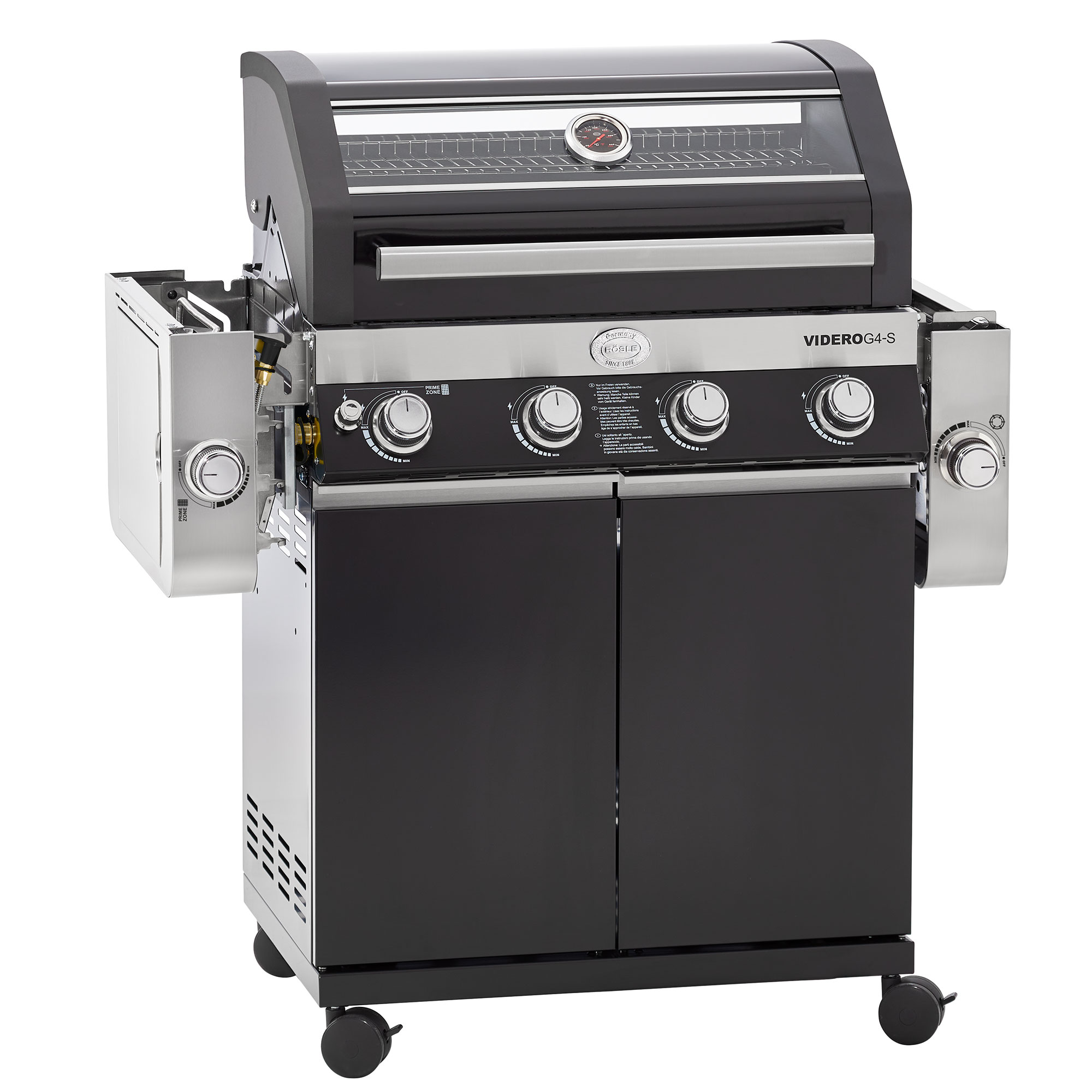 Gasgrill 'BBQ-Station Videro G4-S Vario+' schwarz + product picture