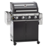Gasgrill 'BBQ-Station Videro G4-S Vario+' schwarz 138 x 117,5 x 57 cm