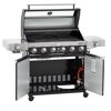 Gasgrill Videro G6-S Vario schwarz 50 mbar