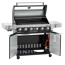 Gasgrill 'Videro G6-S Vario+' schwarz 157 x 117,5 x 57 cm