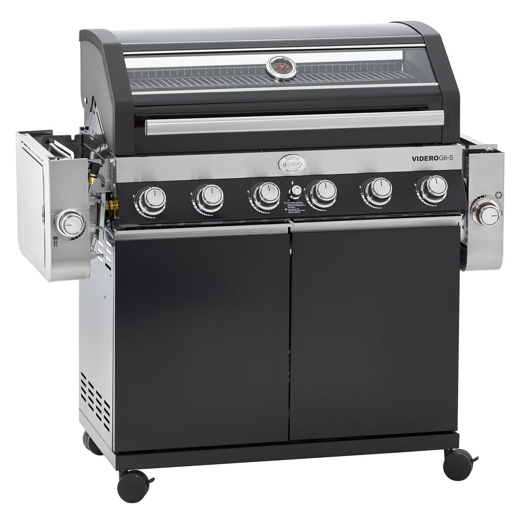 Gasgrill Videro G6-S Vario schwarz 50mbar