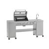 Gasgrill Videro G4-SK Vario Kitchen aus Edelstahl