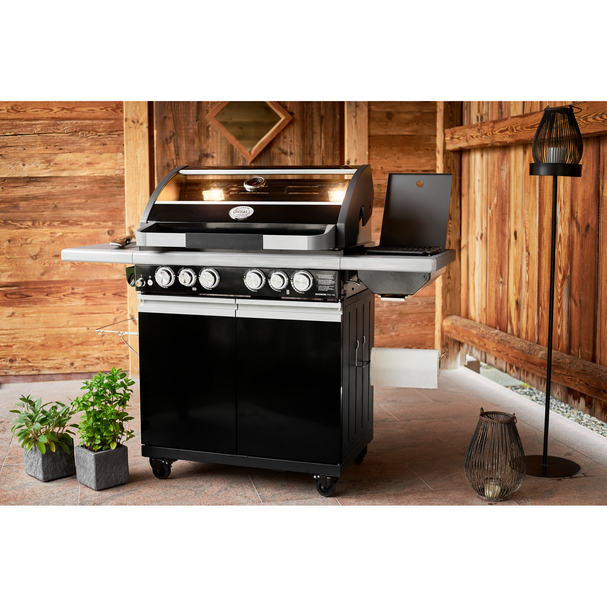 Gasgrill 'BBQ-Station Magnum Pro G4' schwarz + product picture