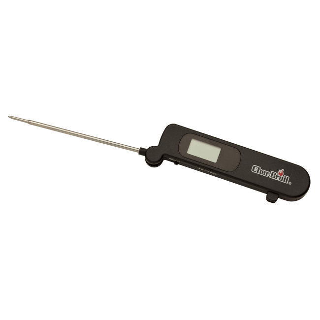 Bild von Digitalthermometer schwarz, mit LCD-Display
