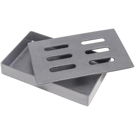 2. Bild von Räucherbox Gusseisen schwarz 20,6 x 13 x 3,5 cm
