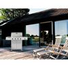 Gasgrill Nexgrill auf einer Terrasse vor einem modernen Haus.