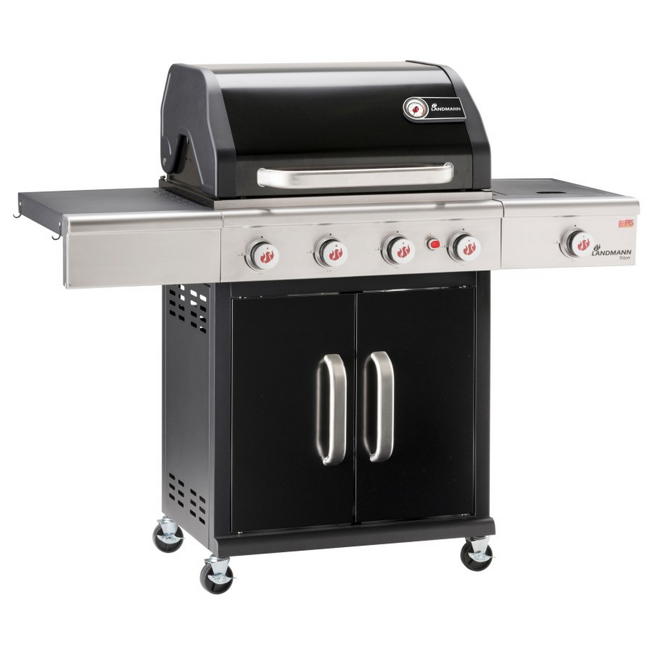 Bild von Gasgrill 'Triton maxX PTS 4.1' schwarz/silbern 142 x 120 x 56,5 cm