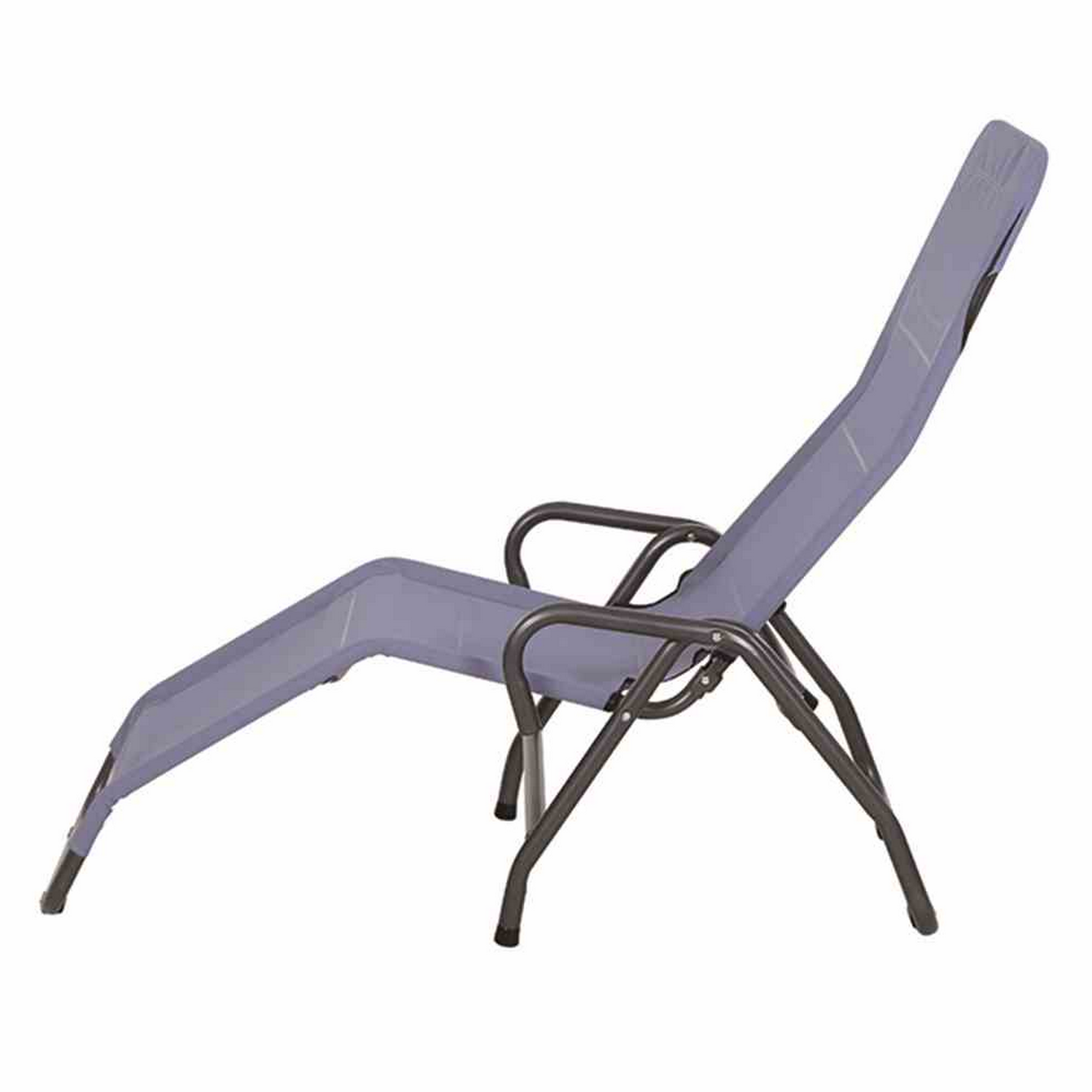 Sonnenliege 'Bito' blau 139 x 72 x 118 cm