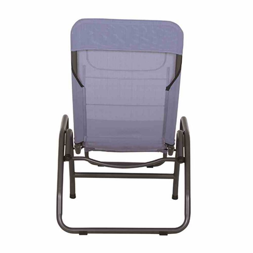 Liegestuhl 'Bito' klappbar blau 72 x 118 x 139 cm