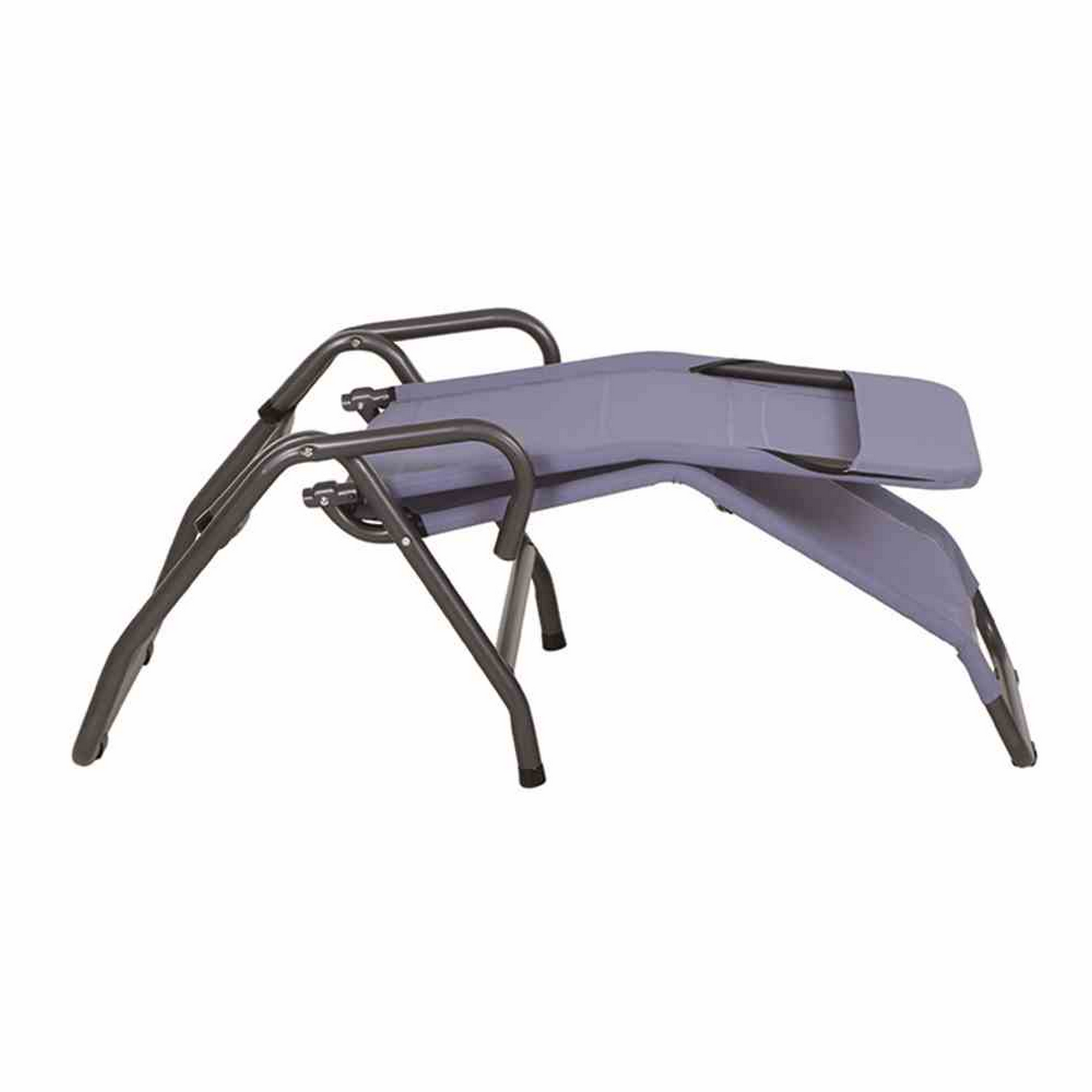 Sonnenliege 'Bito' blau 139 x 72 x 118 cm