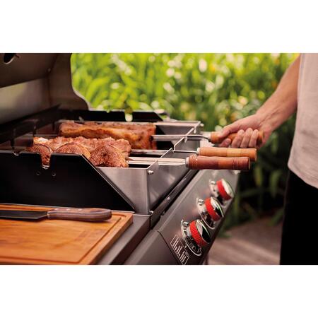 3. Bild von Grillaufsatz für Grillspieße, 53 x 35-50 x 11,7 cm