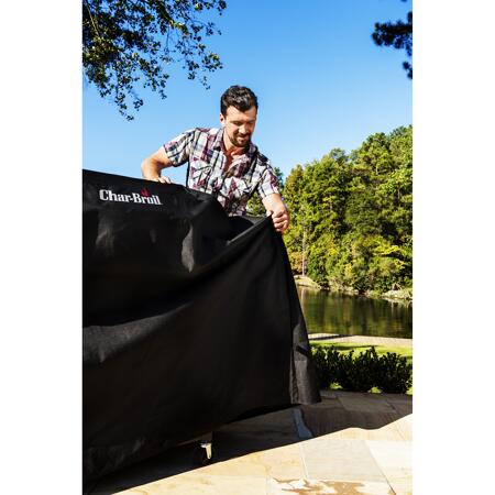 3. Bild von Grillabdeckung für 2-Brenner-Grills schwarz 132 x 110 x 58 cm