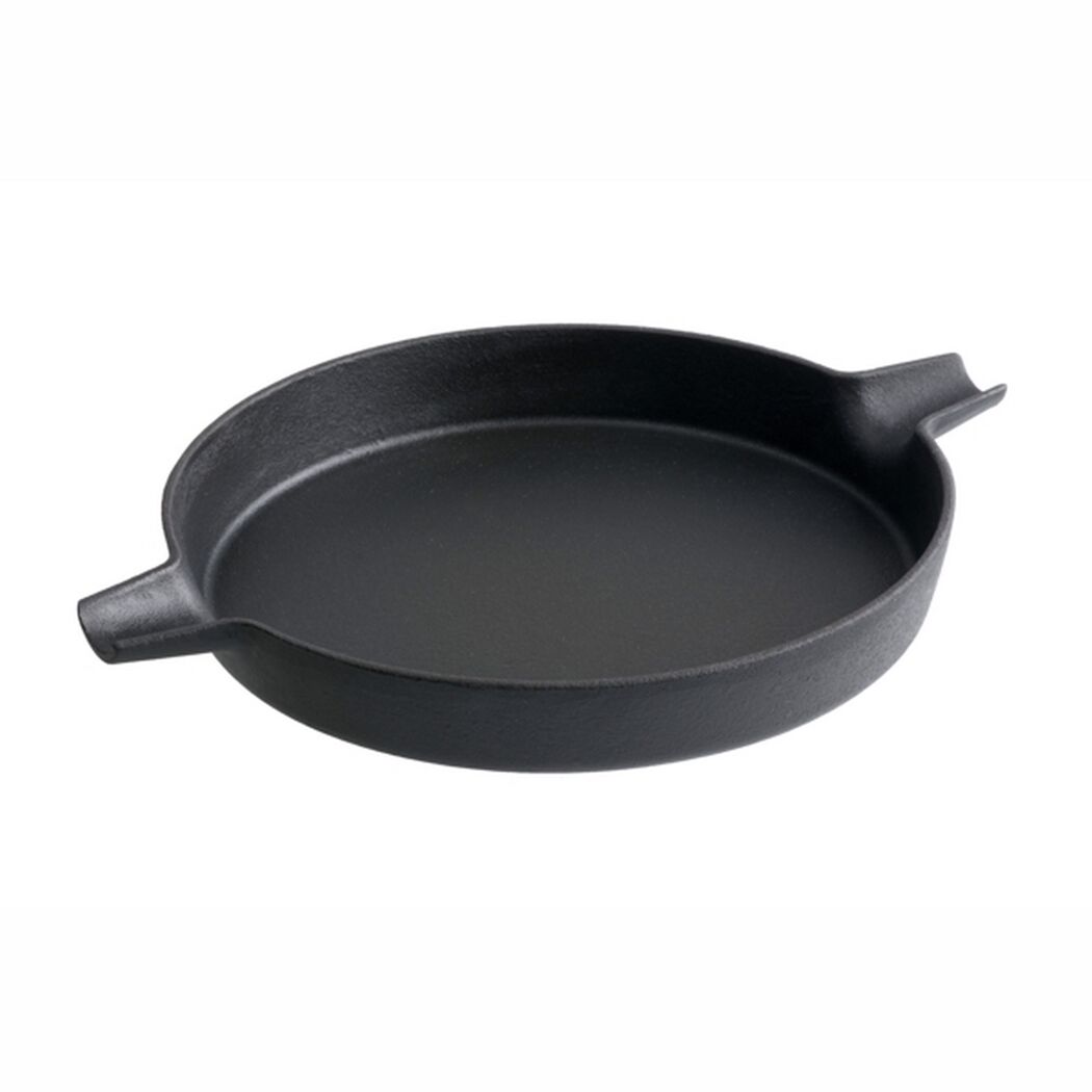 Schwarze Gusseisenpfanne Tepro