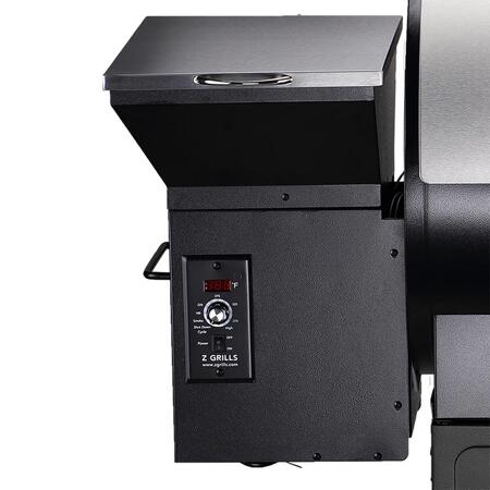 8. Bild von Holzpelletgrill 'ZPG-700E' schwarz, silbern 123 x 57 x 130 cm