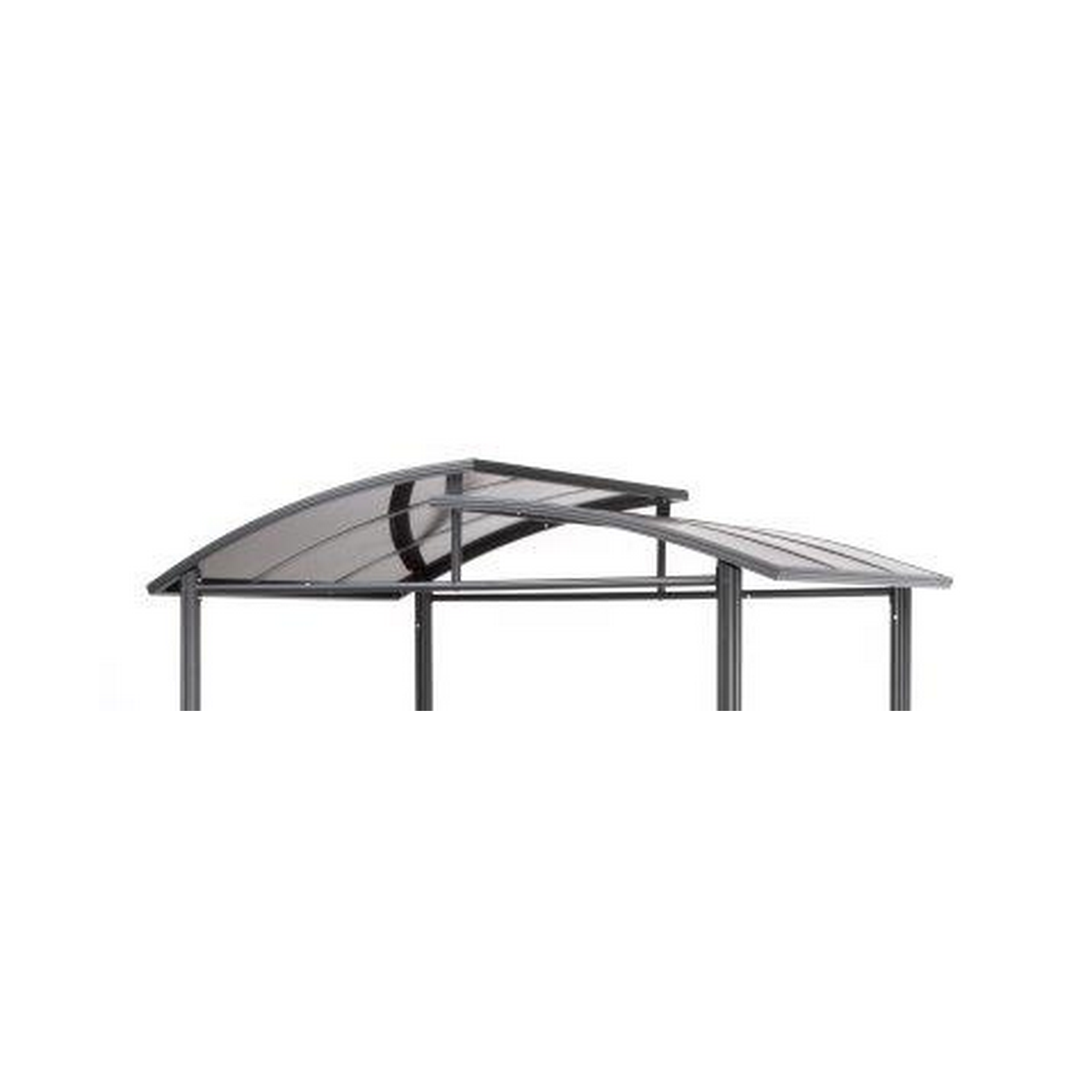 Ersatzdachplatten für Grillpavillon grau 240 x 230 cm