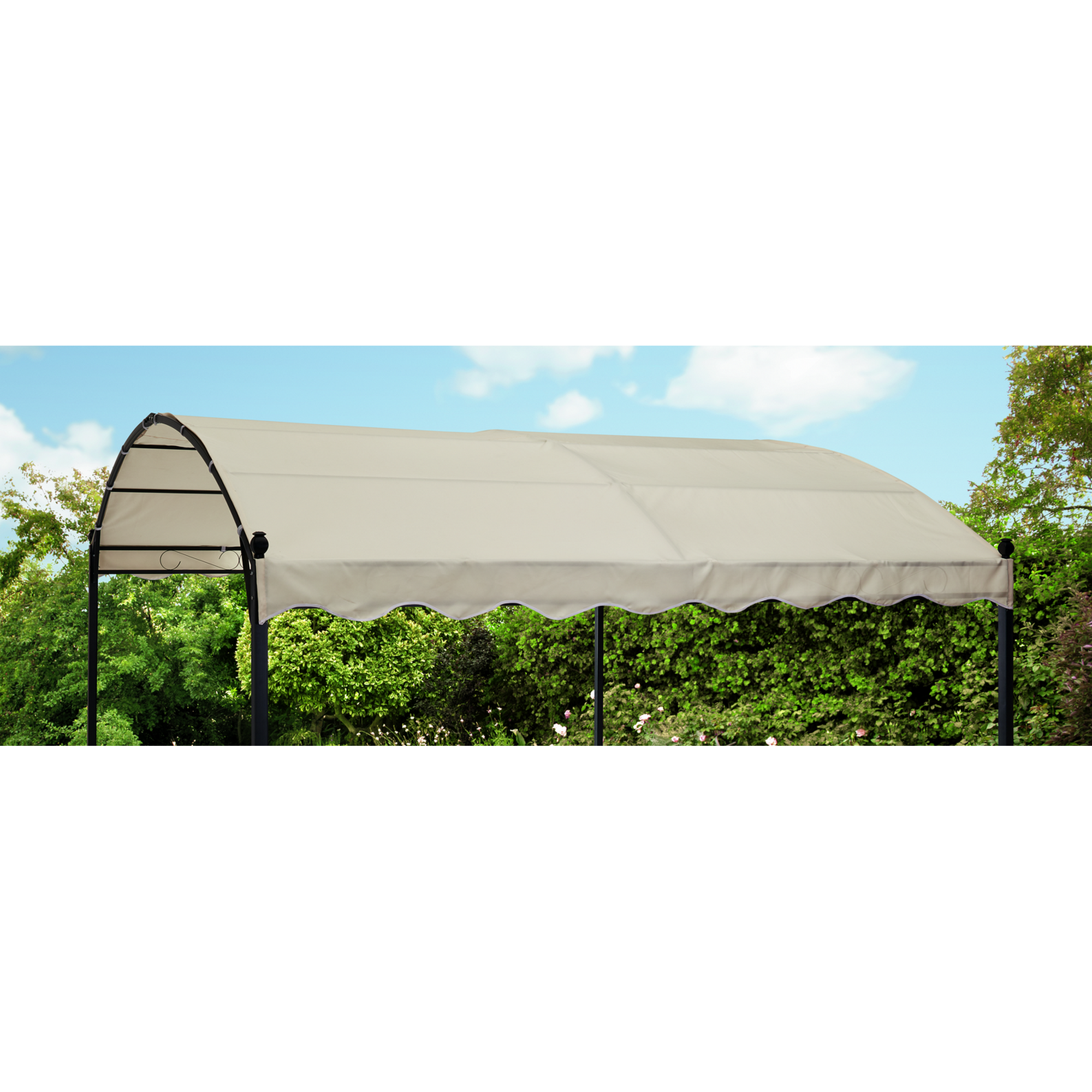 Ersatzdach für Pavillon 'Pauline' beige 300 x 257 cm