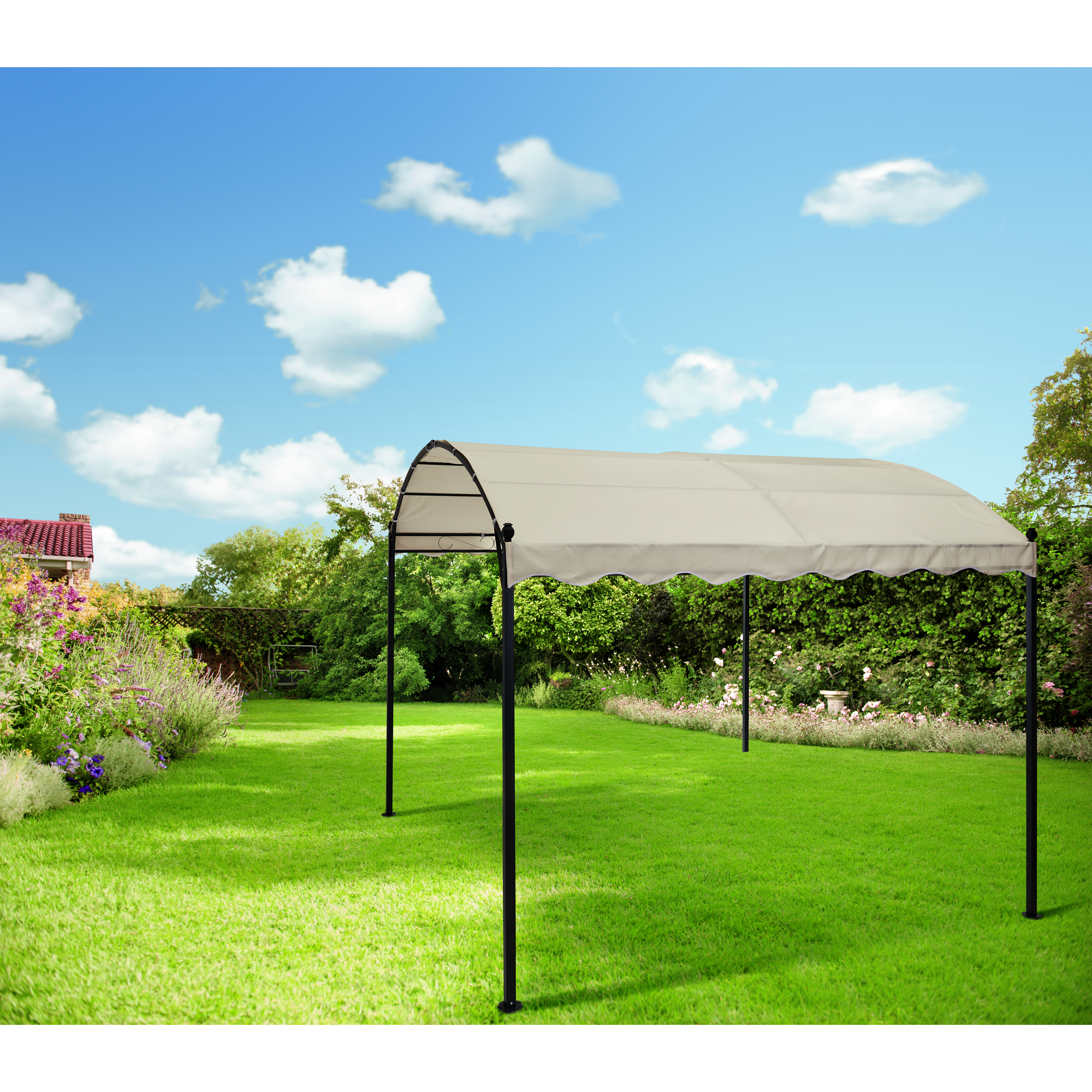 Ersatzdach für Pavillon 'Pauline' beige 300 x 257 cm