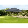 Anthraziter Faltpavillon 3x3 Meter im Garten