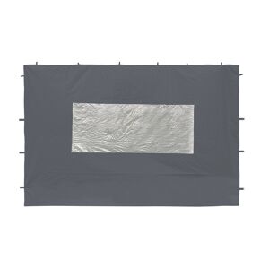 Seitenteil für Pavillon 'One Touch' mit Fenster anthrazit 295 x 195 cm 2 Stück