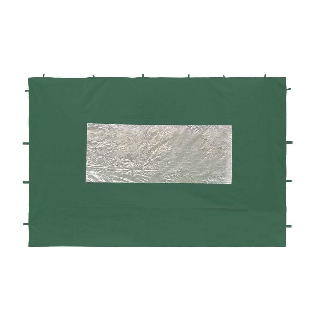 Seitenteil für Pavillon 'One Touch' mit Fenster grün 295 x 195 cm 2 Stück