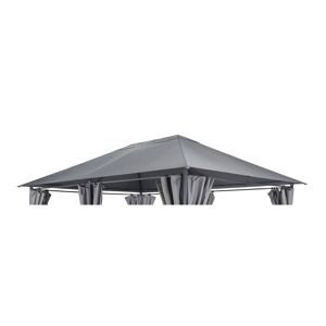 Ersatzdach für Pavillon 'Rieke' anthrazit 300 x 400 cm