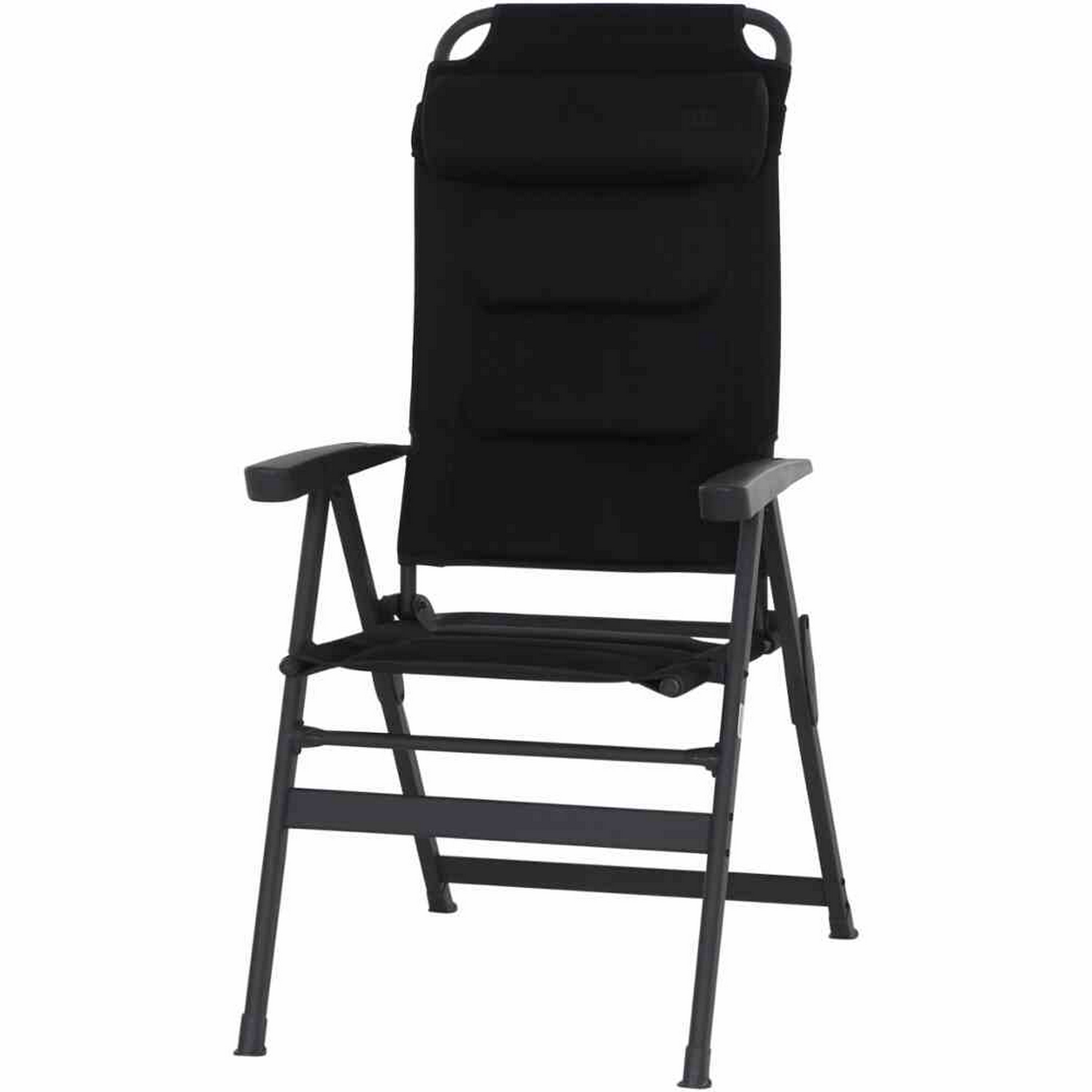 Campingstuhl 'Premium' anthrazit 59 x 118 x 70,5 cm, verstellbare Rückenlehne