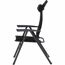 Campingstuhl 'Premium' klappbar Aluminium anthrazit 61 x 118 x 70,5 cm